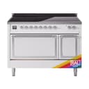 Nostalgie II Noblesse 48″ Induction Range  (Solid Door, RAL, Chrome) view 1