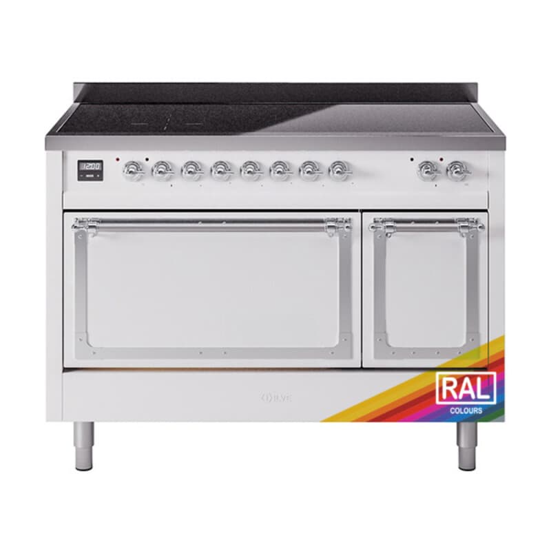 Nostalgie II Noblesse 48″ Induction Range (Solid Door, RAL, Chrome)