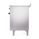 Nostalgie II Noblesse 48″ Induction Range  (Solid Door, Stainless Steel, Burnished) view 5