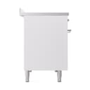 Nostalgie II Noblesse 48″ Induction Range  (Solid Door, White, Chrome) view 4