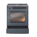 Nostalgie II 30 UP30NMPBGB Freestanding Dual Fuel Range with 5 Sealed Burners Single Oven with Triple Glass Door with Bronze knobs view 5