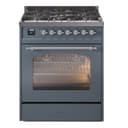 Nostalgie II Series 30 inch Freestanding Dual Fuel Range with Natural Gas, 5 Sealed Burners, 4 cu. ft. Total Oven Capacity, Convection Oven, Continuous Grates, Storage Drawer with Chrome Trim view 1