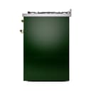 Nostalgie II 30 UP30NMPEGG Freestanding Dual Fuel Range with 5 Sealed Burners Single Oven with Triple Glass Door with Brass knobs view 8