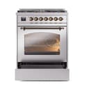 Nostalgie II Series 30 inch Freestanding Dual Fuel Range with Natural Gas, 5 Sealed Burners, 4 cu. ft. Total Oven Capacity, Convection Oven, Continuous Grates, Storage Drawer, with Bronze Trim view 4
