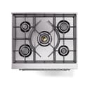 Nostalgie II 30 UP30NMPWHC Freestanding Dual Fuel Range with 5 Sealed Burners Single Oven with Triple Glass Door with Chrome knobs view 6