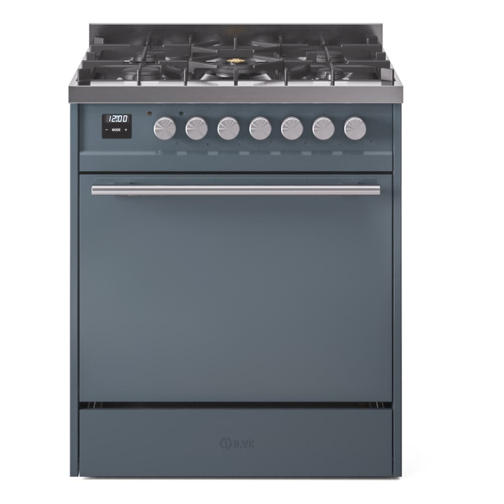 Professional Plus II 30 UP30QMPBG Freestanding Dual Fuel Range with 5 Sealed Burners Single Oven with Solid Door with Stainless Steel knobs