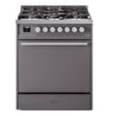 Professional Plus II 30 UP30QMPMG Freestanding Dual Fuel Range with 5 Sealed Burners Single Oven with Solid Door with Stainless Steel knobs view 1