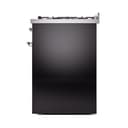 Nostalgie II 30 UP30QNMPBKC Freestanding Dual Fuel Range with 5 Sealed Burners Single Oven with Solid Door with Chrome knobs view 6