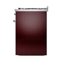 Nostalgie II 30 UP30QNMPBUC Freestanding Dual Fuel Range with 5 Sealed Burners Single Oven with Solid Door with Chrome knobs view 6