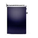 Nostalgie II 30 UP30QNMPMBB Freestanding Dual Fuel Range with 5 Sealed Burners Single Oven with Solid Door with Bronze knobs view 5