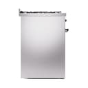 Nostalgie II 30 UP30QNMPSSB Freestanding Dual Fuel Range with 5 Sealed Burners Single Oven with Solid Door with Bronze knobs view 5