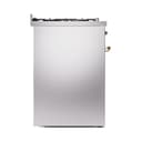 Nostalgie II 30 UP30QNMPSSG Freestanding Dual Fuel Range with 5 Sealed Burners Single Oven with Solid Door with Brass knobs view 5