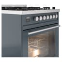 Professional Plus II 30 UP30WMPBG Freestanding Dual Fuel Range with 5 Sealed Burners Single Oven with Triple Glass Door with Stainless Steel knobs view 5