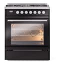 Professional Plus II 30 UP30WMPBK Freestanding Dual Fuel Range with 5 Sealed Burners Single Oven with Triple Glass Door with Stainless Steel knobs view 2