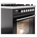 Professional Plus II 30 UP30WMPBK Freestanding Dual Fuel Range with 5 Sealed Burners Single Oven with Triple Glass Door with Stainless Steel knobs view 5