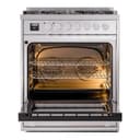 Professional Plus II 30 UP30WMPSS Freestanding Dual Fuel Range with 5 Sealed Burners Single Oven with Triple Glass Door view 3