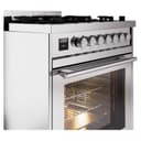Professional Plus II 30 UP30WMPSS Freestanding Dual Fuel Range with 5 Sealed Burners Single Oven with Triple Glass Door view 5