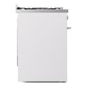Professional Plus II 30 UP30WMPWH Freestanding Dual Fuel Range with 5 Sealed Burners Single Oven with Triple Glass Door with Stainless Steel knobs view 7