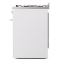 Professional Plus II 30 UP30WMPWH Freestanding Dual Fuel Range with 5 Sealed Burners Single Oven with Triple Glass Door with Stainless Steel knobs view 8