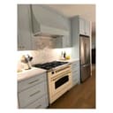 Nostalgie II 36 UP36FNMPAWB Freestanding Dual Fuel Range with 6 Sealed Burners with Griddle Single Oven with Triple Glass Door with Bronze knobs view 4