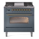 36 Inch Freestanding Dual Fuel Range with 6 Sealed Burners view 1