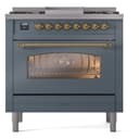 36 Inch Freestanding Dual Fuel Range with 6 Sealed Burners view 3