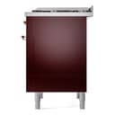 Nostalgie II 36 UP36FNMPBUP Freestanding Dual Fuel Range with 6 Sealed Burners with Griddle Single Oven with Triple Glass Door with Copper knobs view 9