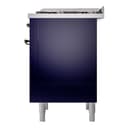 Nostalgie II 36 UP36FNMPMBB Freestanding Dual Fuel Range with 6 Sealed Burners with Griddle Single Oven with Triple Glass Door with Bronze knobs view 9