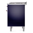Nostalgie II 36 UP36FNMPMBP Freestanding Dual Fuel Range with 6 Sealed Burners with Griddle Single Oven with Triple Glass Door with Copper knobs view 9