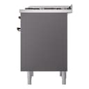 Nostalgie II Series 36 inch Freestanding Dual Fuel Range with Natural Gas, 6 Sealed Burners, 3.5 cu. ft. Total Oven Capacity, Griddle, Convection Oven, Continuous Grates, Storage Drawer, with Bronze Trim view 9