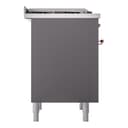 Nostalgie II 36 UP36FNMPMGP Freestanding Dual Fuel Range with 6 Sealed Burners with Griddle Single Oven with Triple Glass Door with Copper knobs view 8