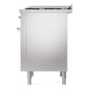 Nostalgie II Series 36 inch Freestanding Dual Fuel Range with Natural Gas, 6 Sealed Burners, 3.5 cu. ft. Total Oven Capacity, Griddle, Convection Oven, Continuous Grates, Storage Drawer, with Chrome Trim view 9