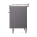 Professional Plus II 36 UP36FQMPMG Freestanding Dual Fuel Range with 6 Sealed Burners with Griddle Single Oven with Solid Door with Stainless Steel knobs view 5