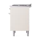 Nostalgie II 36 UP36FQNMPAWC Freestanding Dual Fuel Range with 6 Sealed Burners with Griddle Single Oven with Solid Door with Chrome knobs view 5