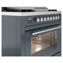 Professional Plus II 36 UP36FWMPBG Freestanding Dual Fuel Range with 6 Sealed Burners with Griddle Single Oven with Triple Glass Door with Stainless Steel knobs view 5