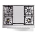 Professional Plus II 36 UP36FWMPBG Freestanding Dual Fuel Range with 6 Sealed Burners with Griddle Single Oven with Triple Glass Door with Stainless Steel knobs view 6
