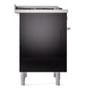 Professional Plus II 36 UP36FWMPBK Freestanding Dual Fuel Range with 6 Sealed Burners with Griddle Single Oven with Triple Glass Door with Stainless Steel knobs view 7