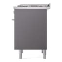 Professional Plus II 36 UP36FWMPMG Freestanding Dual Fuel Range with 6 Sealed Burners with Griddle Single Oven with Triple Glass Door with Stainless Steel knobs view 8
