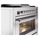 Professional Plus II Series 36 inch Freestanding Dual Fuel Range with Natural Gas, 6 Sealed Burners, 3.5 cu. ft. Total Oven Capacity, Griddle, Convection Oven, Continuous Grates, Storage Drawer view 5