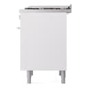Professional Plus II 36 UP36FWMPWH Freestanding Dual Fuel Range with 6 Sealed Burners with Griddle Single Oven with Triple Glass Door with Stainless Steel knobs view 8