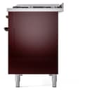 Nostalgie II 48 UP48FNMPBUB Freestanding Dual Fuel Range with 8 Sealed Burners with Griddle Double Oven with Triple Glass Door with Bronze knobs view 10