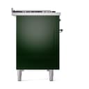 Nostalgie II 48 UP48FNMPEGC Freestanding Dual Fuel Range with 8 Sealed Burners with Griddle Double Oven with Triple Glass Door with Chrome knobs view 9
