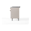 Nostalgie II 48 UP48FSNMPAWB Freestanding Dual Fuel Range with 5 Sealed Burners with Griddle and French Top Double Oven with Triple Glass Door with Bronze knobs view 10