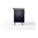 Nostalgie II 48 UP48FSNMPMBP Freestanding Dual Fuel Range with 5 Sealed Burners with Griddle and French Top Double Oven with Triple Glass Door with Copper knobs view 9