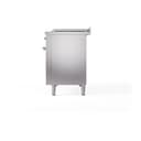 Nostalgie II 48 UP48FSNMPSSC Freestanding Dual Fuel Range with 5 Sealed Burners with Griddle and French Top Double Oven with Triple Glass Door with Chrome knobs view 10