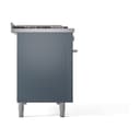 Professional Plus II 48 UP48FSQMPBG Freestanding Dual Fuel Range with 5 Sealed Burners with Griddle and French Top Double Oven with Solid Door with Stainless Steel knobs view 4