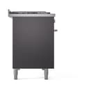 Professional Plus II 48 UP48FSQMPMG Freestanding Dual Fuel Range with 5 Sealed Burners with Griddle and French Top Double Oven with Solid Door with Stainless Steel knobs view 4