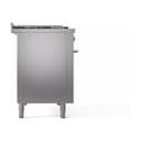 Professional Plus II 48 UP48FSQMPSS Freestanding Dual Fuel Range with 5 Sealed Burners with Griddle and French Top Double Oven with Solid Door view 4