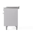Professional Plus II 48 UP48FSQMPWH Freestanding Dual Fuel Range with 5 Sealed Burners with Griddle and French Top Double Oven with Solid Door with Stainless Steel knobs view 5