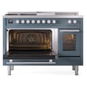 Professional Plus II 48 UP48FSWMPBG Freestanding Dual Fuel Range with 5 Sealed Burners with Griddle and French Top Double Oven with Triple Glass Door with Stainless Steel knobs view 4